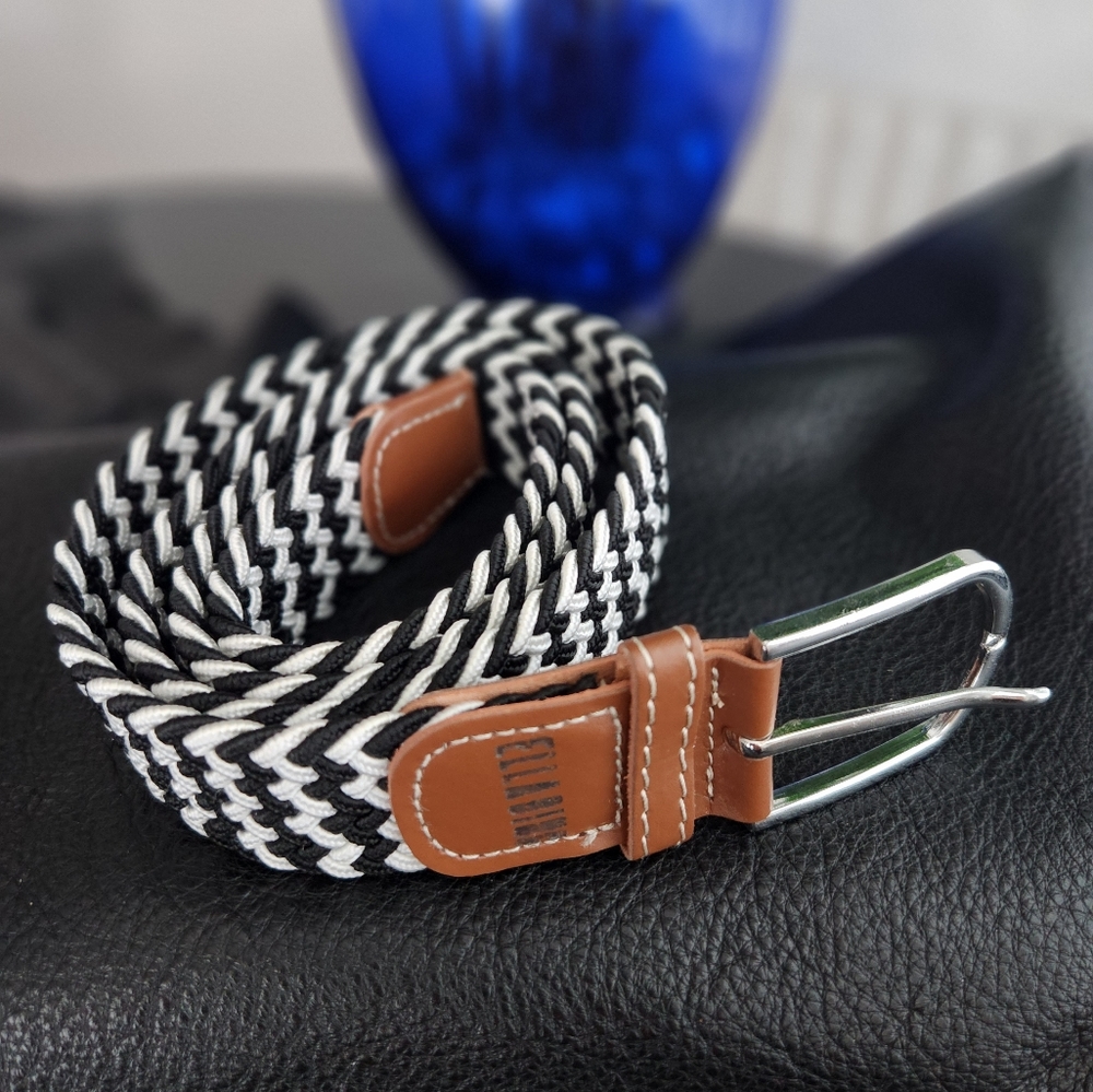 Black & White Stretch Belt